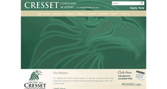 Desktop Screenshot of cressetchristian.org