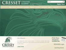 Tablet Screenshot of cressetchristian.org